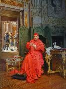 Jehan Georges Vibert The Diet oil painting on canvas